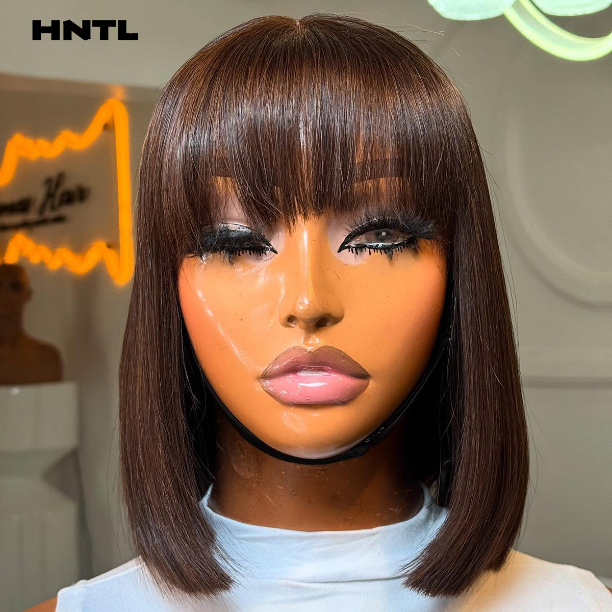Pre Parted 13X4 Lace Front Bob Wig - Wear & Go Glueless pruik van