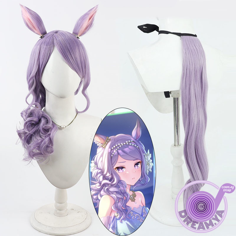 Synthetic Wigs - Mejiro Cosplay Pruik Umamusume Pretty Derby