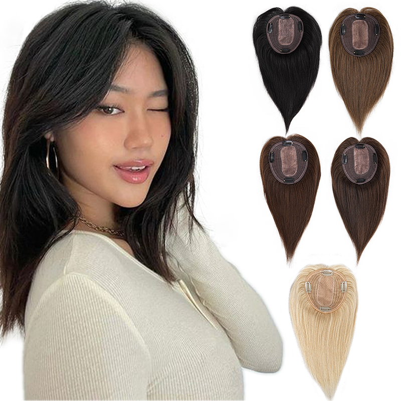 Seamless Clip In Hair Extensions Human Hair - 10 Inch 100% Menselijk Haar 13X12