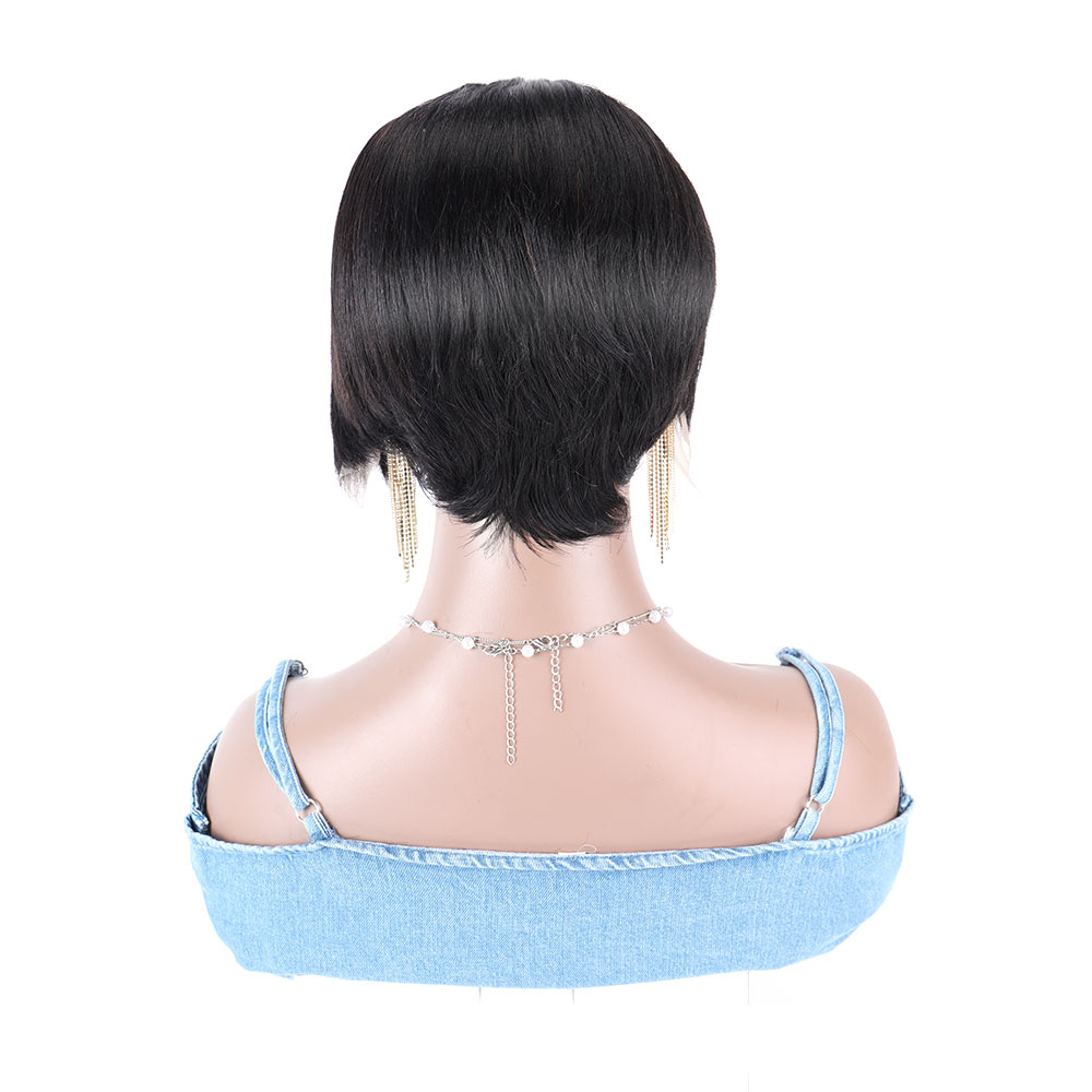 Korte Pixie Cut Menselijk Haar - Short Pixie Cut Wig Human Hair Cheap recensie en prijs