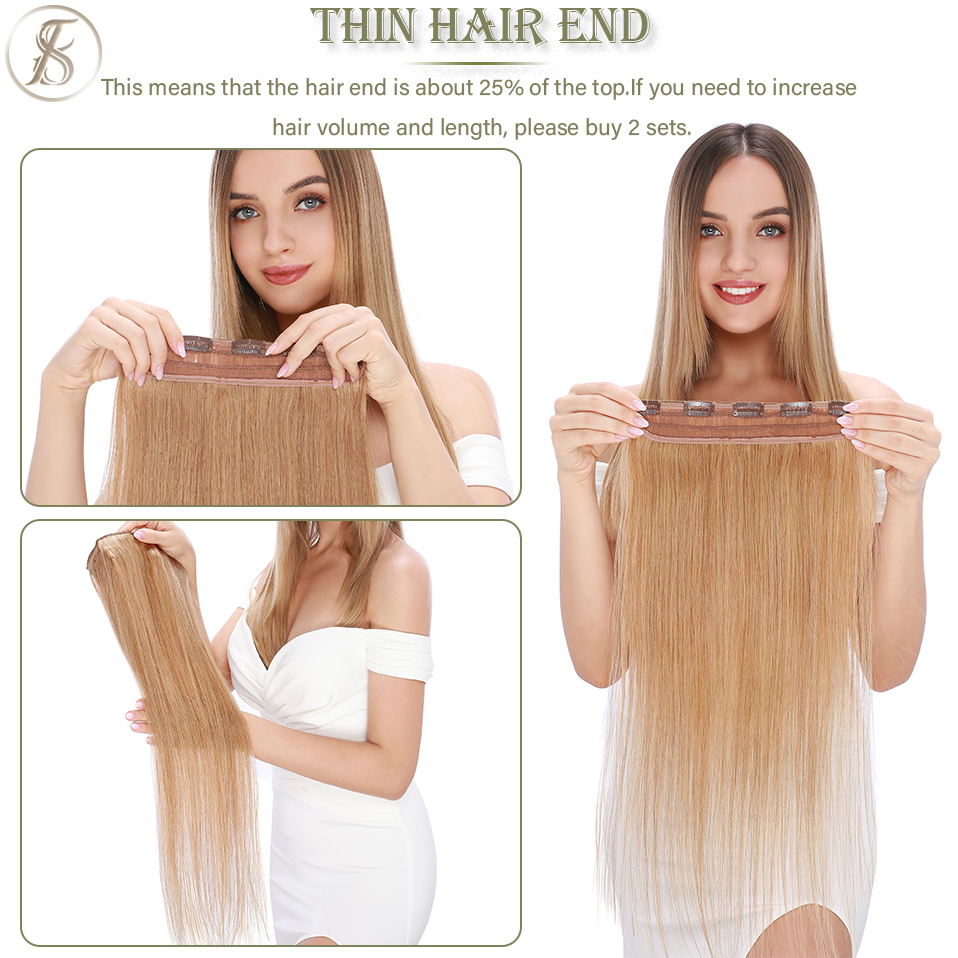TESS Clip-in extensions van ec - Seamless Clip In Hair Extensions Human Hair recensie en prijs