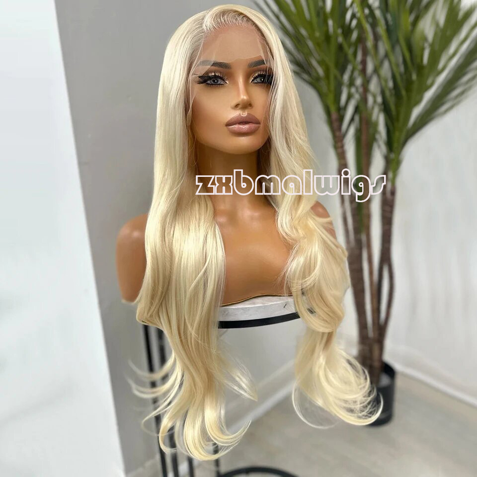 Synthetisch haar 613 Blonde kl - 613 Blonde Body Wave Lace Front Wig recensie en prijs