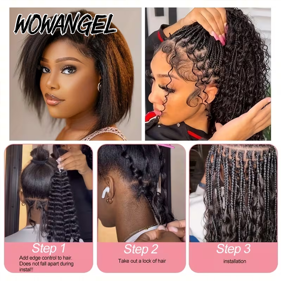 Boho Vlechten Echt haar Bulk D - Water Wave Bulk Human Hair For Braiding recensie en prijs