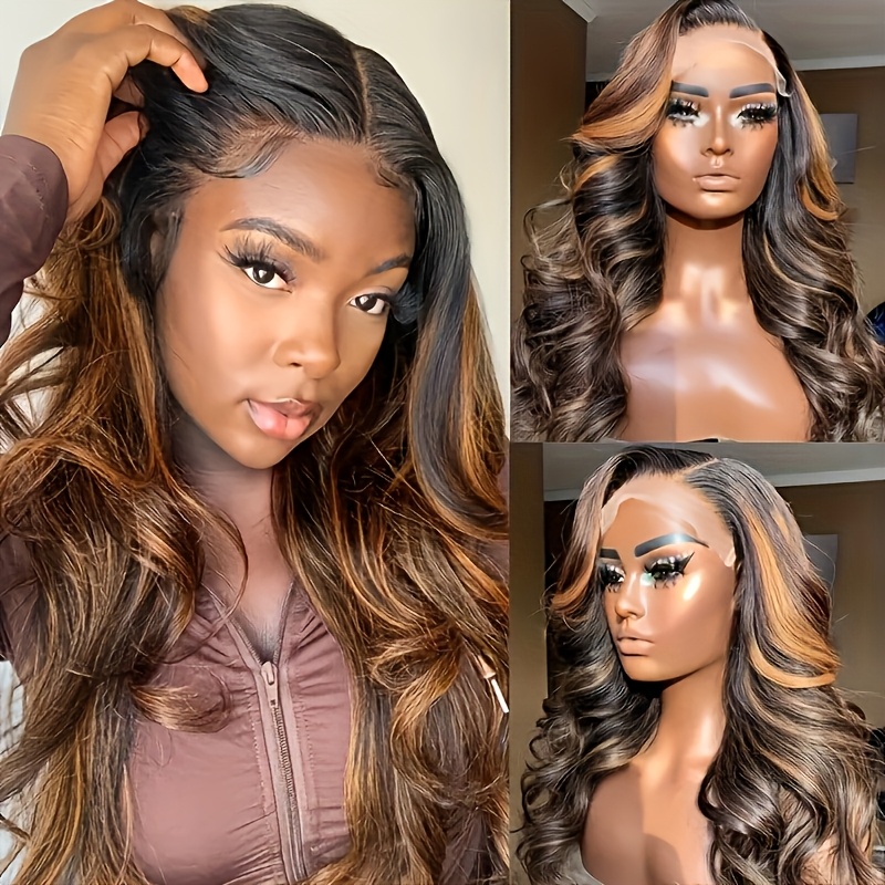 P1B30 Body Wave Highlight Ombr - Hd Lace Frontal Wig Human Hair Pre Plucked recensie en prijs
