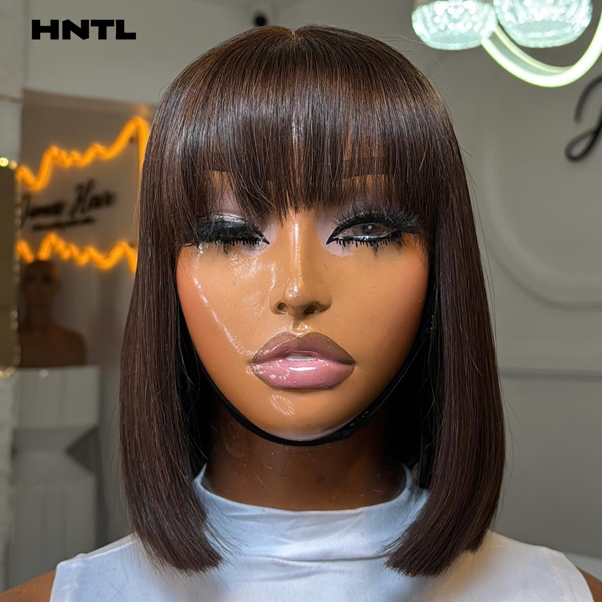 Wear & Go Glueless pruik van e - Pre Parted 13X4 Lace Front Bob Wig recensie en prijs