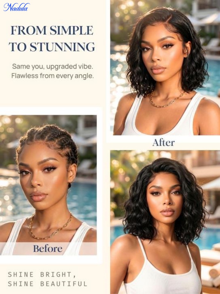 Nadula 13x4 Lace Frontal BOB P - Pre Parted 13X4 Lace Front Bob Wig recensie en prijs