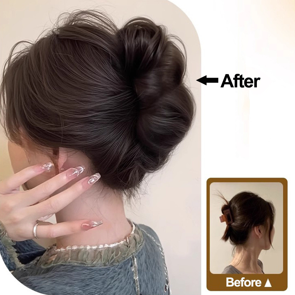 Synthetische Messy Bun Haarstu - Claw Clip Messy Bun Hair Piece recensie en prijs