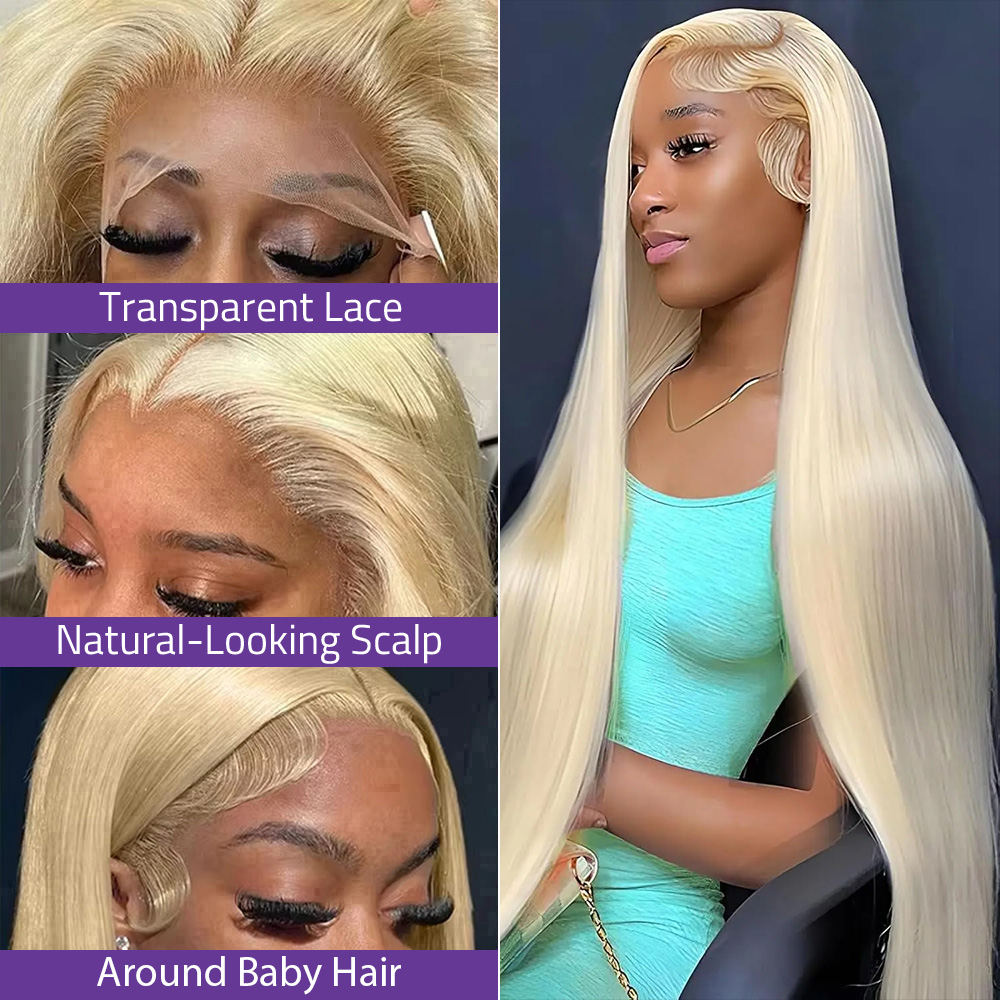 Blonde 613 Straight 13x4 HD La - Hd Lace Frontal Wig Human Hair Pre Plucked recensie en prijs