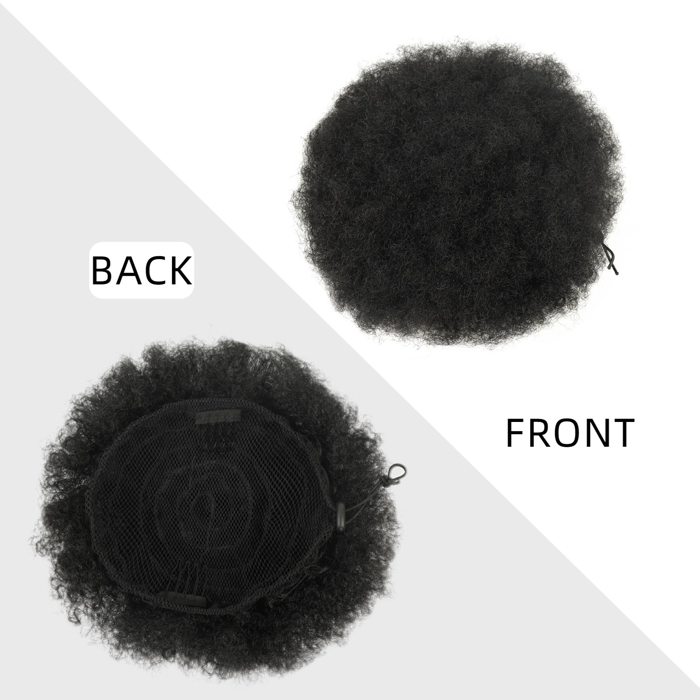 Afro Puff Trekkoord Paardensta - Drawstring Afro Curly Puff Ponytail recensie en prijs