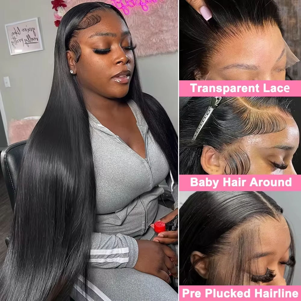 40 Inch 13x4 Transparante Rech - Hd Lace Frontal Wig Human Hair Pre Plucked recensie en prijs