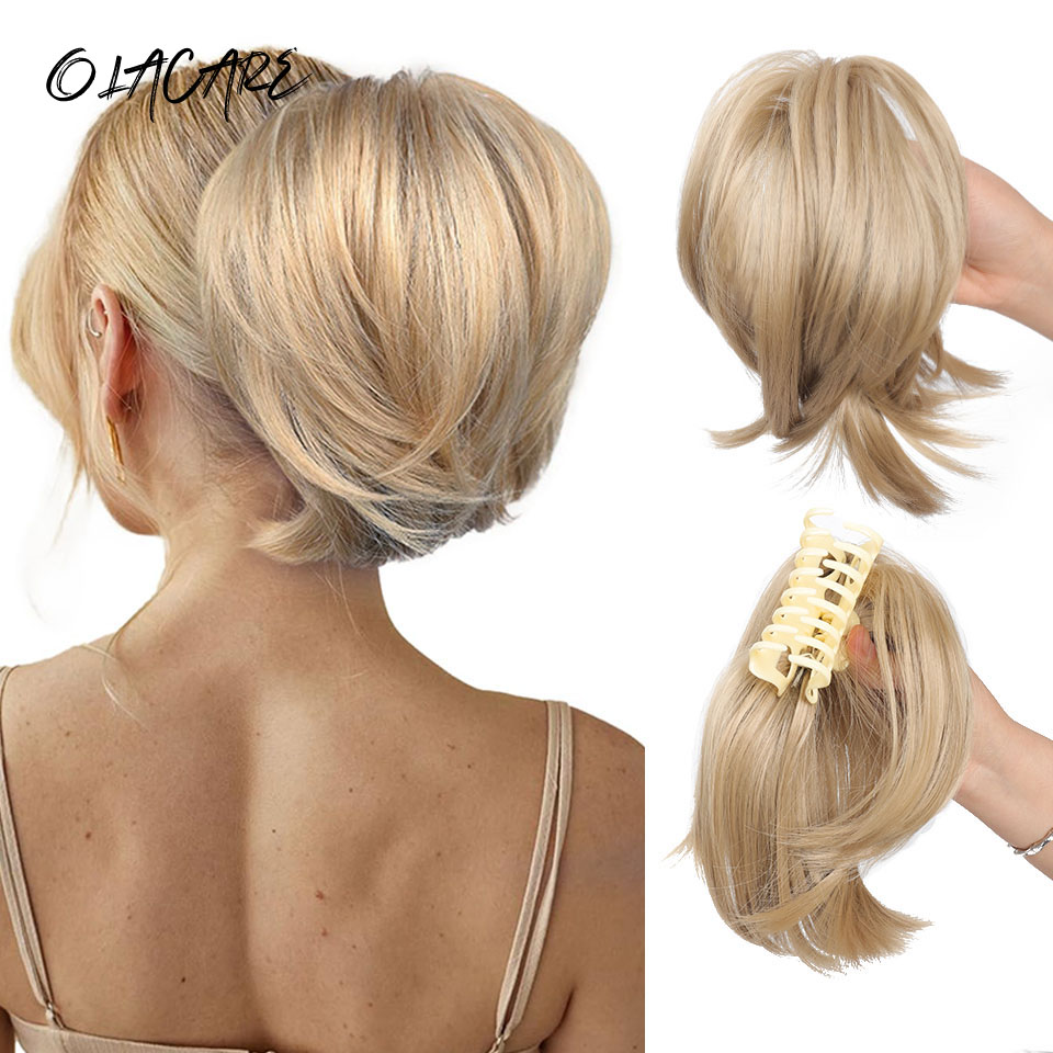 Rommelig Broodje Haarstuk Klau - Claw Clip Messy Bun Hair Piece recensie en prijs