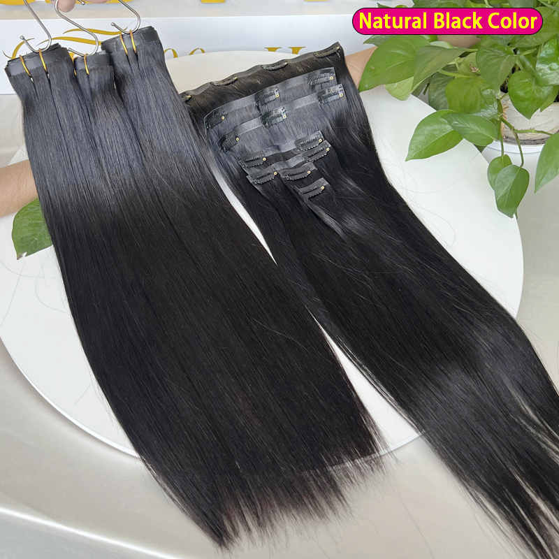 7 stuks onzichtbare naadloze P - Seamless Clip In Hair Extensions Human Hair recensie en prijs