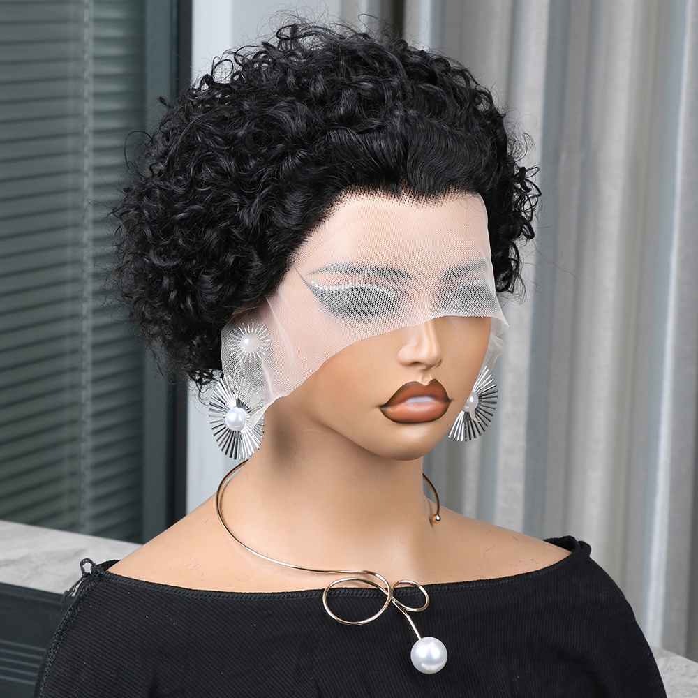 Pixie Cut pruik van echt haar, - Short Pixie Cut Wig Human Hair Cheap recensie en prijs