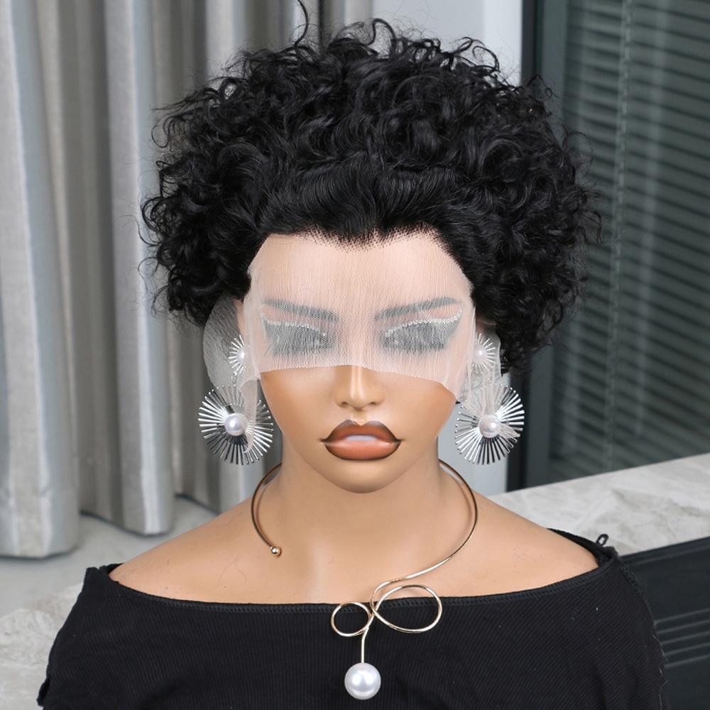 Pixie Cut pruik van echt haar, - Short Pixie Cut Wig Human Hair Cheap recensie en prijs