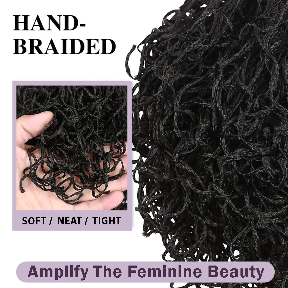 Dubbele Full Lace Twist Box Ge - Synthetic Braided Wigs For Black Women recensie en prijs