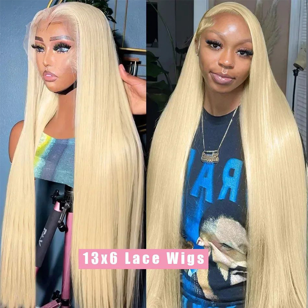 200% Dichtheid 613 Blond Bone  - Hd Lace Frontal Wig Human Hair Pre Plucked recensie en prijs