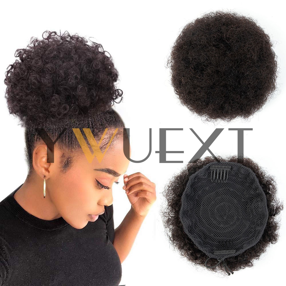 Afro Puff Paardenstaart 4-6 in - Drawstring Afro Curly Puff Ponytail recensie en prijs