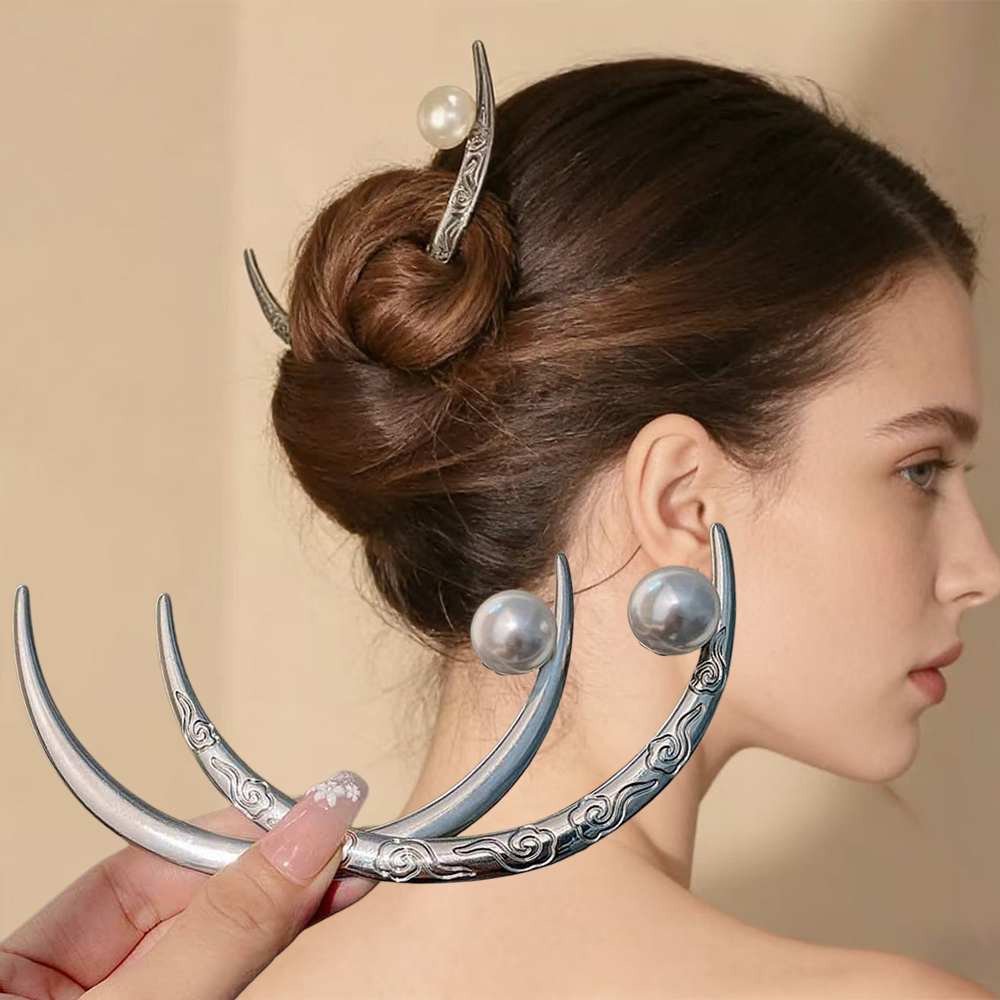 Parel Haarspeld Halve Maan Haa - Hair Bundles recensie en prijs