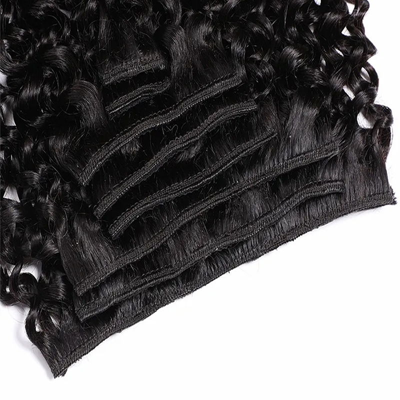 Afro-clip-in extensions van ec - Seamless Clip In Hair Extensions Human Hair recensie en prijs