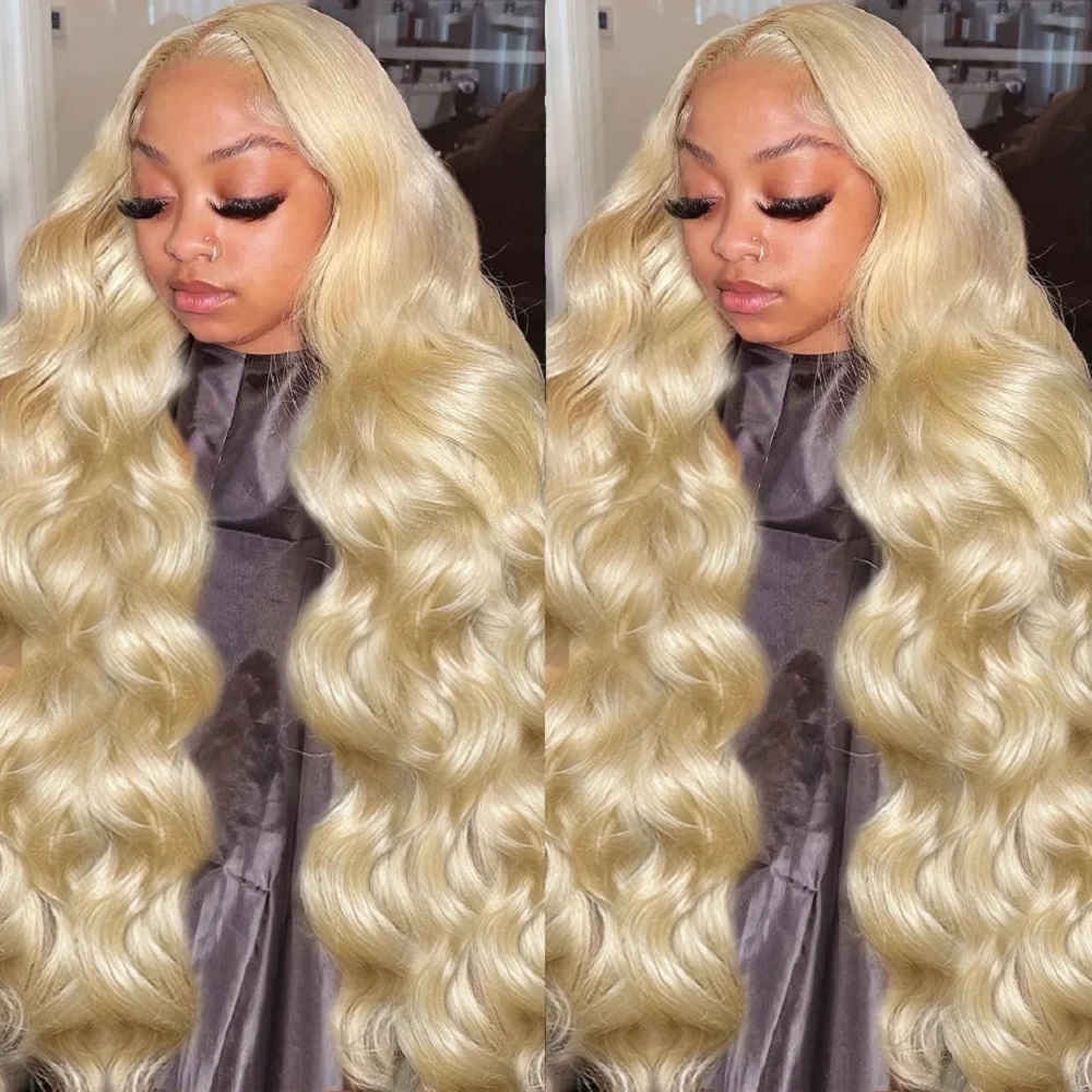 46 inch HD blonde 13x4 kantfro - 613 Blonde Body Wave Lace Front Wig recensie en prijs
