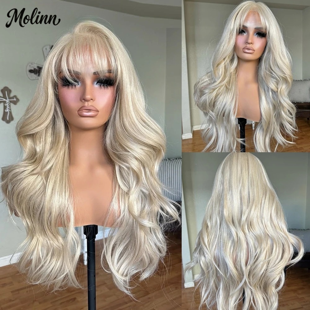 Bangs 613 Blonde Body Wave Lac - 613 Blonde Body Wave Lace Front Wig recensie en prijs