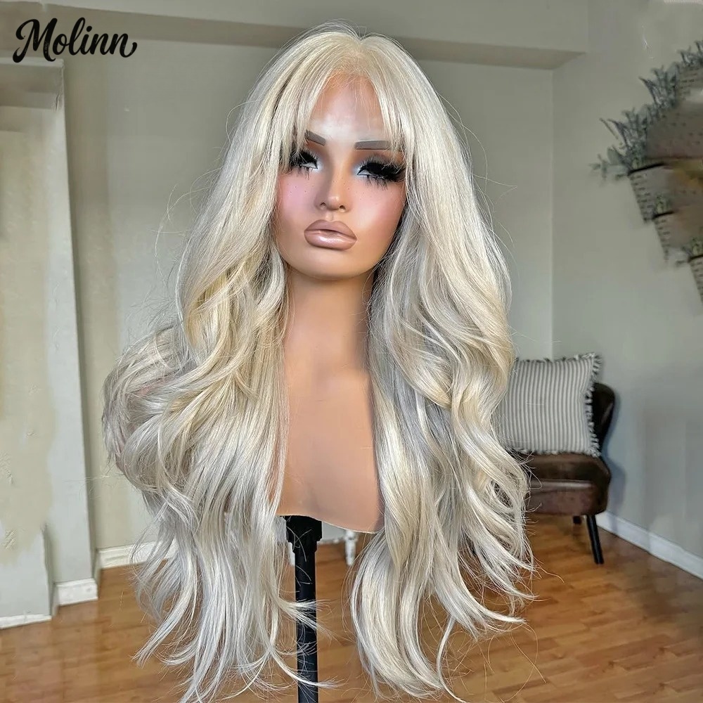 Bangs 613 Blonde Body Wave Lac - 613 Blonde Body Wave Lace Front Wig recensie en prijs