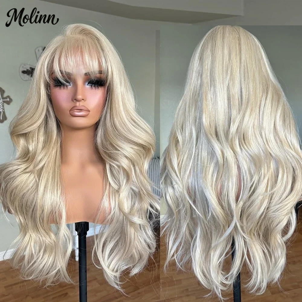 Bangs 613 Blonde Body Wave Lac - 613 Blonde Body Wave Lace Front Wig recensie en prijs