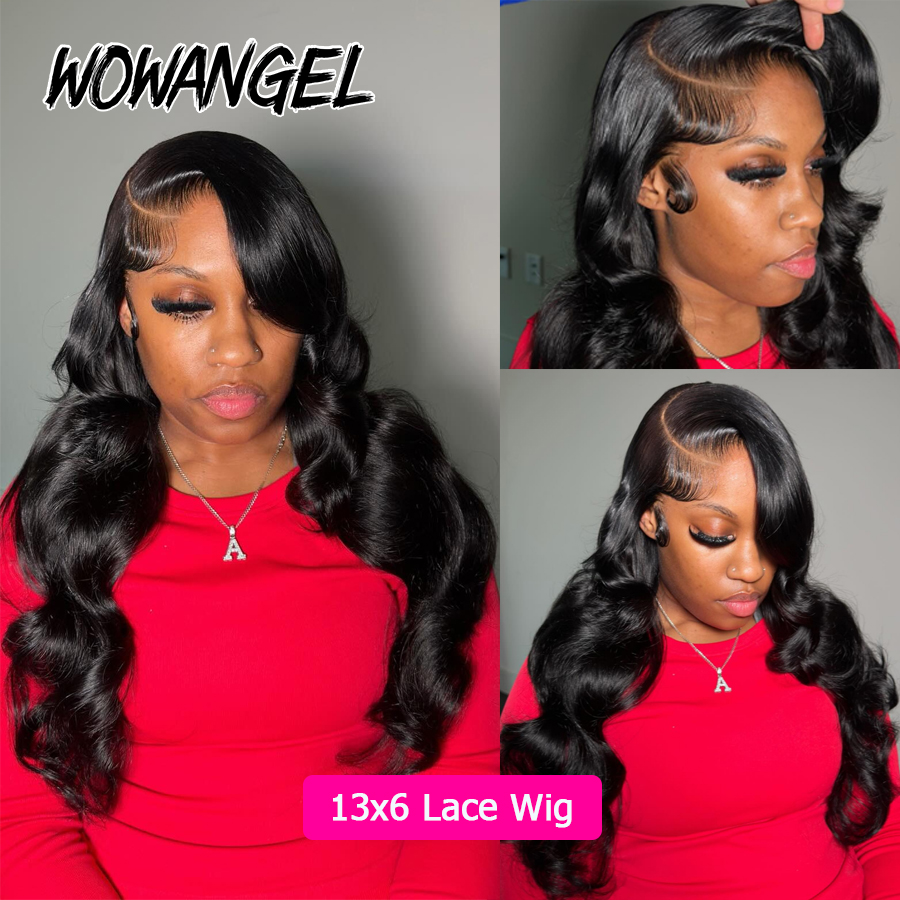 Wow Angel Body Wave Gitzwart 2 - Hd Lace Frontal Wig Human Hair Pre Plucked recensie en prijs
