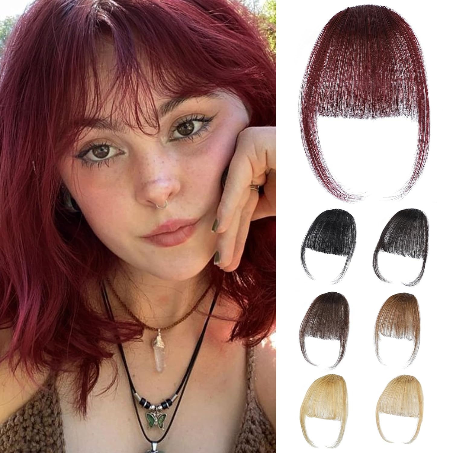 Bordeauxrode Clip In Pony 100% - Seamless Clip In Hair Extensions Human Hair recensie en prijs