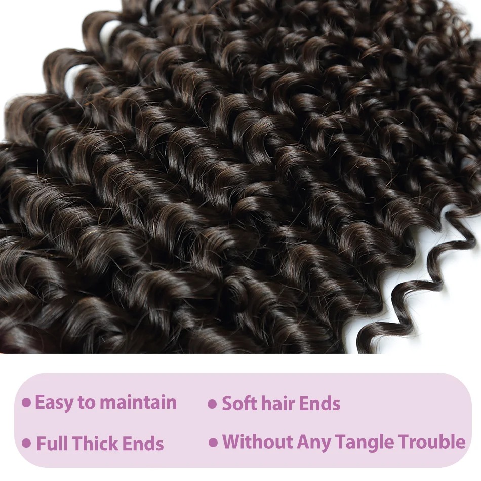 Pixie Curl Haarbundels met Slu - Deep Wave 3 Bundles With Closure recensie en prijs