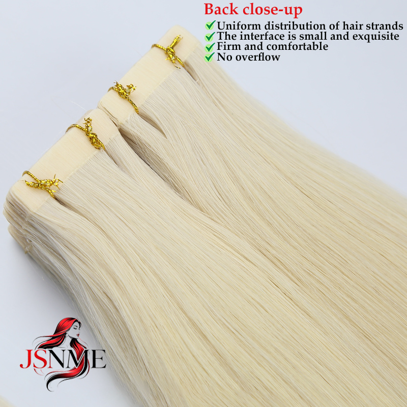 JSNME Tape In Human Hair Exten - Invisible Tape In Extensions Real Hair recensie en prijs