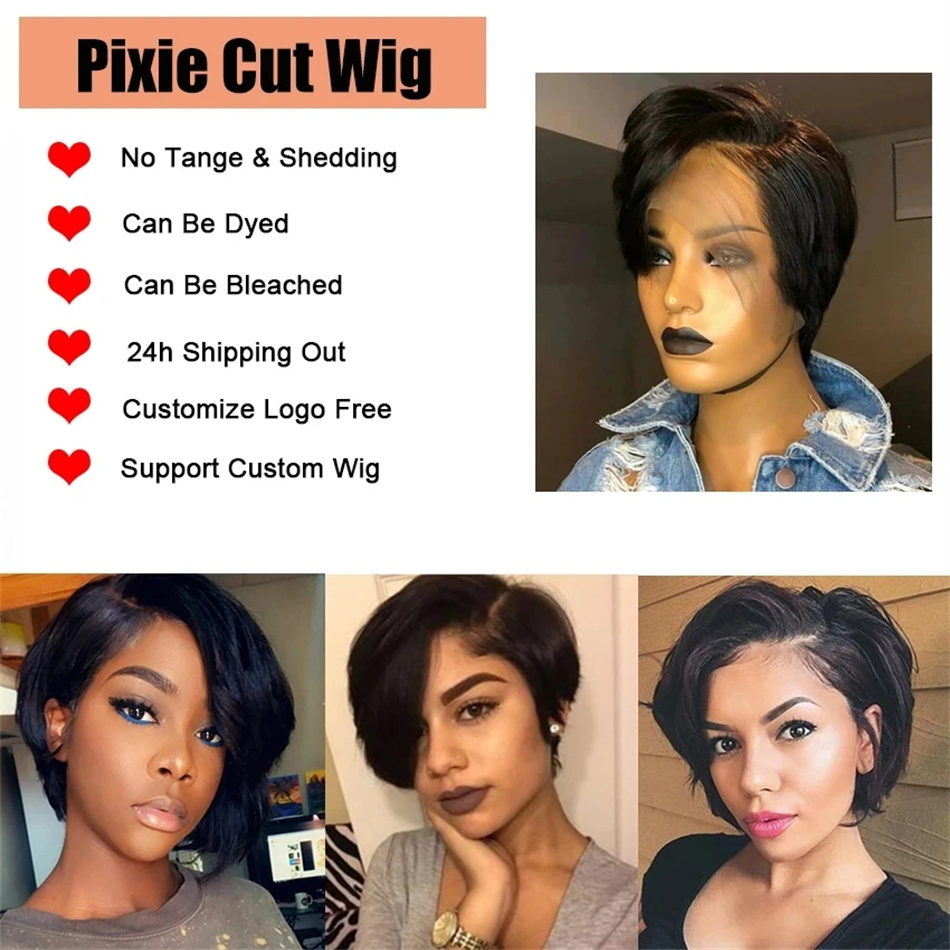 Pixie Cut Pruiken Menselijk Ha - Short Pixie Cut Wig Human Hair Cheap recensie en prijs