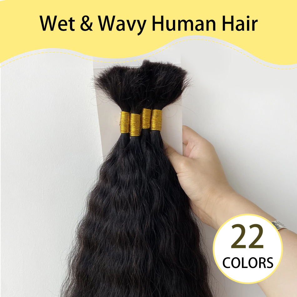 Yelo Nat en Golvend Menselijk  - Water Wave Bulk Human Hair For Braiding recensie en prijs